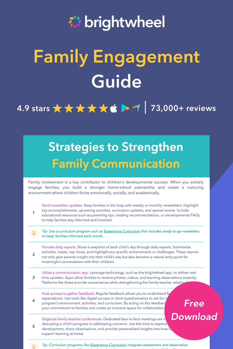 Family Engagement for Childcare Programs - brightwheel